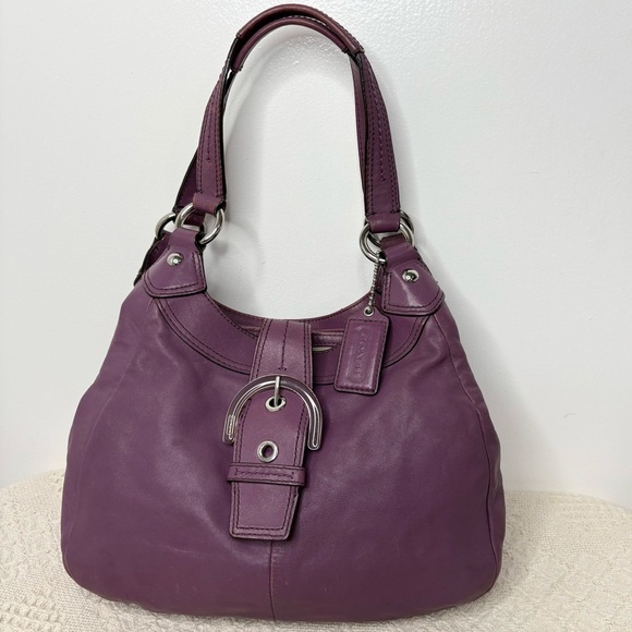 Coach Handbags - Y2K Coach Soho Lynn Leather Hobo F17219 Berry Purple Shoulder Bag